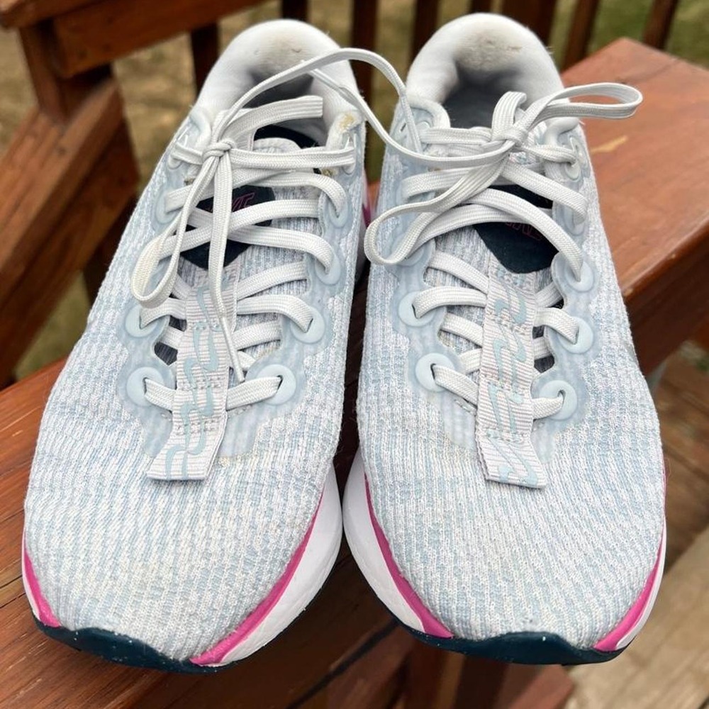 Nike Womens Motiva Football Grey Hot Fuchsia Running Shoes